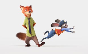 Nick et Judy, le deux héros de Zootopie