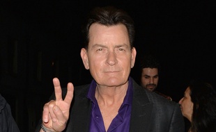 L'acteur Charlie Sheen de passage à Londres