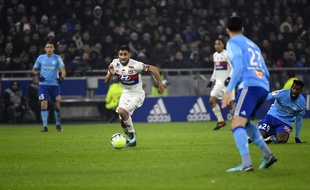 Fékir, lors de Lyon-Marseille, le 17 décembre 2017.