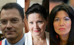 Francis Adolphe, Lisette Narducci et Samia Ghali (de gauche à droite).