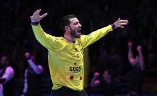 Cyril Dumoulin, le gardien du HBC Nantes.