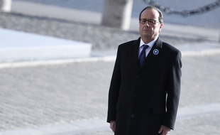 François Hollande lors des commémorations du 11 novembre 2016, à Paris.