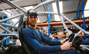 Axel Alletru aux commandes de son buggy