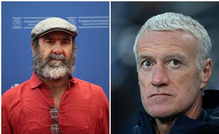 Eric Cantona et Didier Deschamps