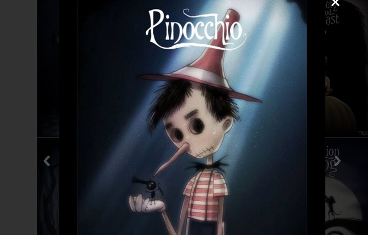 Tim Burton Style De Film Les personnages Disney imaginés à la sauce Tim Burton