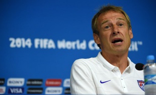 Le sélectionneur allemand des USA Jurgen Klinsmann, le 25 juin 2014, à Recife.