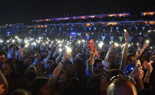 Le public des Francofolies de La Rochelle le 13 juillet 2016