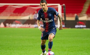 Angel Di Maria lors de Monaco-PSG à Louis-II le 11 novembre 2018.