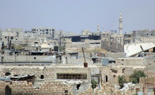 Le quartier de Maysar, dans la ville syrienne d'Alep, le 29 juillet 2015