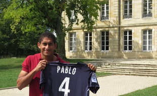 Pablo, le jour de sa présentation officielle au Haillan, le 2 septembre 2015.