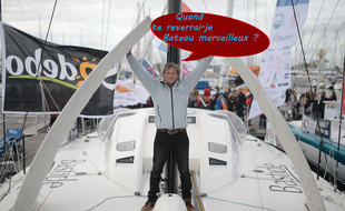 Kito de Pavant en octobre dernier avant de partir pour le Vendée Globe