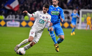 Houssem Aouar a été l'unique buteur de cet OL-OM, ce mercredi en quart de finale de la Coupe de France.