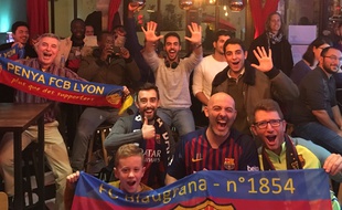 Les supporters du Barça à Lyon se retrouvent souvent au TechNoir pour regarder les principaux matchs de leur équipe favorite.