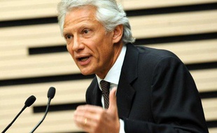 Dominique de Villepin, le 1er avril 2009 à l'Assemblée nationale.