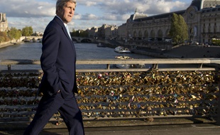 John Kerry, secrétaire d'Etat américain,était à Paris ce lundi 13 octobre 2014.