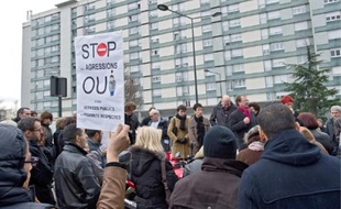Environ 50 habitants du quartier de La Courtille étaient rassemblés hier.