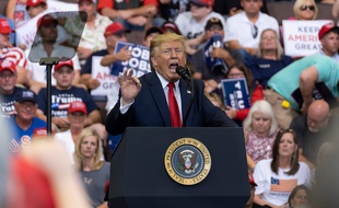 Donald Trump en campagne dans l'Ohio, le 1er août 2019.