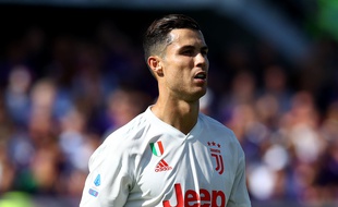 Cristiano Ronaldo lors du match Fiorentina-Juventus, le 13 septembre 2019.