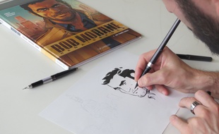 Dimitri Armand est le dessinateur des nouvelles aventures de Bob Morane
