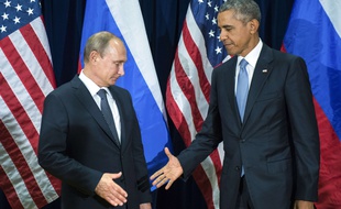Barack Obama et Vladimir Poutine se sont rencontrés au Nations Unies lundi 28 septembre 2015.