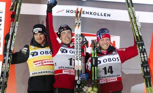 Le Norvégien Eldar Roenning a remporté samedi le 50 km style classique d'Oslo en s'imposant au sprint devant le Suisse Dario Cologna, déjà assuré de remporter pour la troisième fois la Coupe du monde de ski de fond.