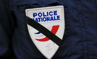 Un policier en deuil (illustration)