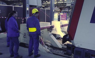 Accident de train gare de l'Est le 5 avril 2007