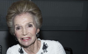 Lee Radziwill lors d'un défilé de mode à New York en 2017