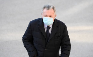 Jean-Noël Guérini à son arrivée au tribunal