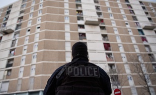 Illustration de la police dans les quartiers Nord de Marseille