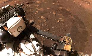 Le rover Perseverance a fait sa première virée sur Mars. Sur quelques mètres...