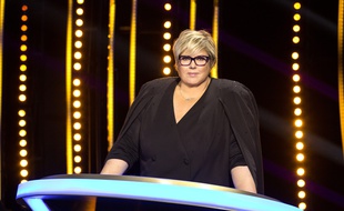 Laurence Boccolini sur le plateau des « Cerveaux ».