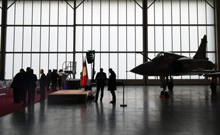 Présentation de rafales à la base arienne d'astres, en mars 2015