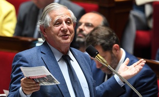 Jacques Mézard, ministre français de la Cohésion des territoires, le 23 mai à l'Assemblée.