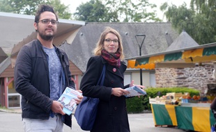 Enora Le Pape et Julien Guyader sont candidats pour la France Insoumise dans la 8e circonscription d'Ille-et-Vilaine.
