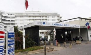 L'entré de l'hôpital Ambroise-Paré de Boulogne-Billancourt