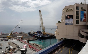 Le chantier, le 9 juillet 2019