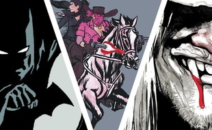 « Batman » (gauche), « Perdy » (centre) et « American Vampire » (droite)