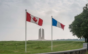 Le mémorial Canadien de Vimy, dans le Pas-de-Calais.