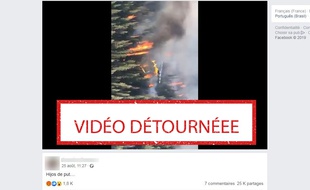 Cette vidéo ne montre pas les incendies qui touchent actuellement l'Amazonie.