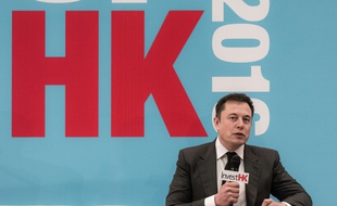 Elon Musk, le patron de Tesla à Hong Kong le 26 janvier 2016