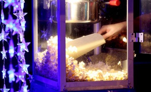 Un distributeur de pop-corn aux Etats-Unis.