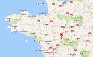 Localisation d'Angers (Maine-et-Loire)
