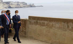 Emmanuel Macron est en Corse, ce jeudi 10 septembre, où il participe notamment à un sommet des pays du sud de l'Union européenne