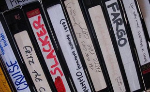 Des cassettes VHS.