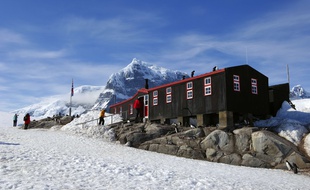La base de port Lockroy, en Antarctique.