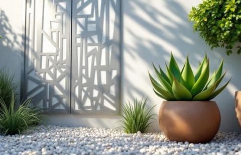 Osez cette solution design pour un jardin lumineux et tendance sans entretien