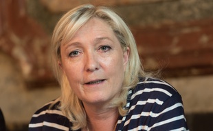 Marine Le Pen, le 18/05/2015.Credit:WITT/SIPA/