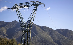 Une ligne électrique (Illustration).