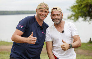 Florent et Noël, lors de la troisième étape de la saison 14 de Pékin Express.